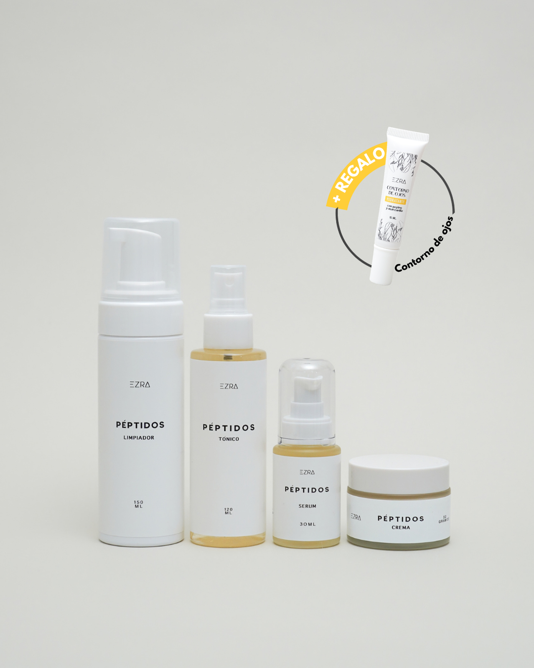 KIT PÉPTIDOS + CONTORNO DE OJOS REGALO + ENVIO GRATIS